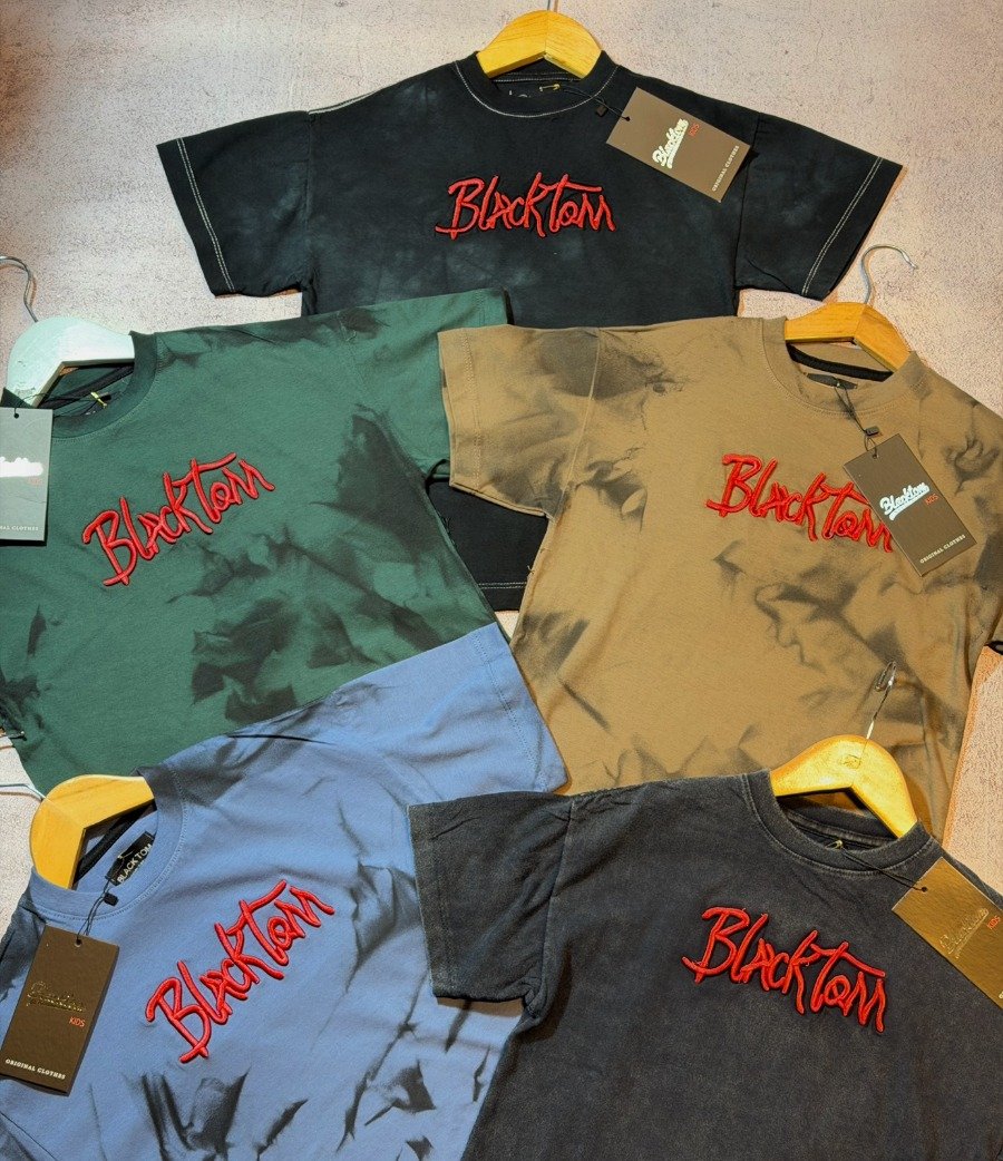 Remeras Blacktom 3D bordadas